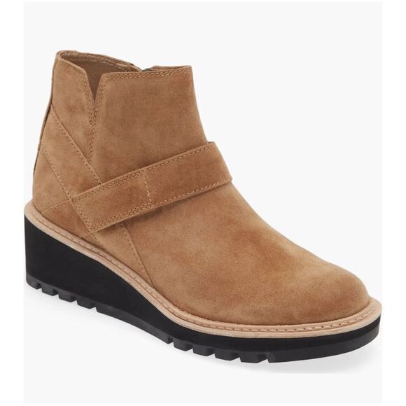 EILEEN FISHER NWOB Platform Wedge Ankle Bootie - Picture 1 of 10
